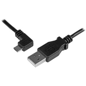 STARTECH.COM Left Angle Micro USB Charge & Sync Cable - 24 Awg 0.5m