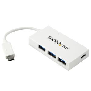 STARTECH.COM Hub 4-port USB 3.0 USB-c Hub - USB-c To 1x USB-c And 3x USB-a - - White