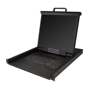 STARTECH.COM Single Port KVM Console For Server Rack 1u - Vga KVM - 19in