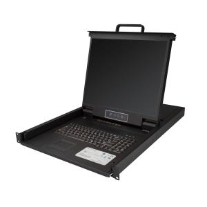 STARTECH.COM Rackmount KVM Console 8-port - Ps/2 & USB - 1u - 19in Display