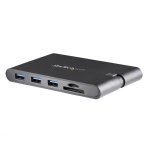 STARTECH.COM Docking Station - USB-c Multiport Adapter With Hdmi And Vga - 3x USB 3.0 - Sd - Pd 3.0 - Wraparound Cable
