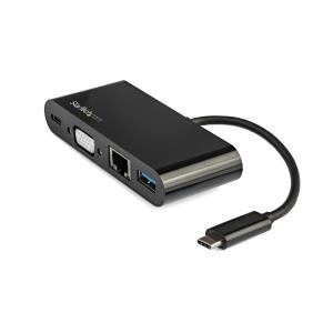 STARTECH.COM USB-c Vga Multiport Adapter - Power Delivery (60w) - USB 3.0 - Gbe