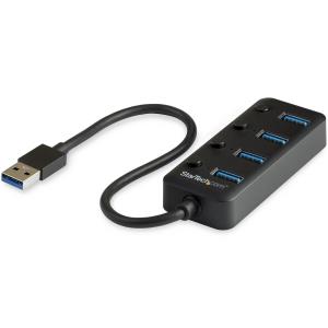 STARTECH.COM USB Hub - 4port - USB 3.0 4x USB-a With Individual On/off Switches