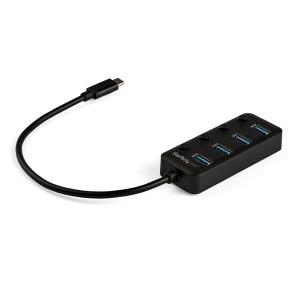 STARTECH.COM USB-c Hub - 4-port USB C Hub-4x USB-a Individual On/off Switches