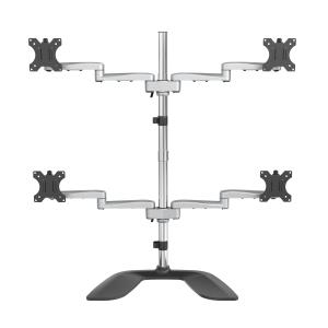 STARTECH.COM Quad-monitor Stand - Articulating - Steel & Aluminum
