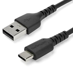 STARTECH.COM Durable USB 2.0 To USB C Cable - Aramid Fiber - 2m Black