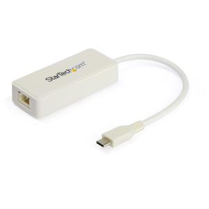 STARTECH.COM USB-c Ethernet Adapter - With Extra USB Port