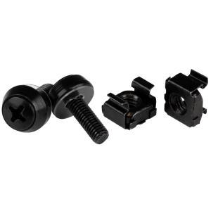 STARTECH.COM 10-32 Rack Screws And Nuts - 50 Pack - Black