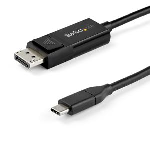 STARTECH.COM 1 M (3.3 FT) USB C TO DISPLAYPORT 1.4 CABLE - BIDIRECT