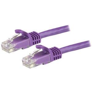 STARTECH.COM Patch Cable - CAT6 - Utp - Snagless - 1.5m - Purple