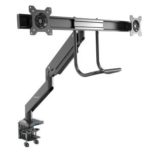 STARTECH.COM Desk Mount Dual Monitor Arm - 2x USB 3.0 Ports - Grommet/desk Clamp Mount