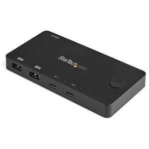 STARTECH.COM USB C KVM Switch - 2 Port 4k Hdmi W/cables