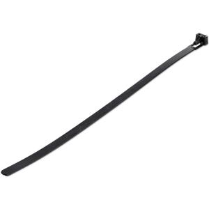 STARTECH.COM 75648591 Resealable Zip Tie 10in Black 100 Pack