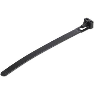 STARTECH.COM Resealable Zip Tie 5in Black 100 Pack