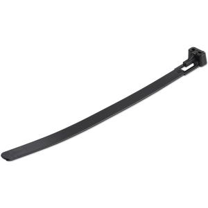 STARTECH.COM Resealable Zip Tie 6in Black 100 Pack
