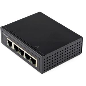 STARTECH.COM Industrial 5 Port Gigabit Poe Switch 30w - Power Over Ethernet Switch - Gbe Poe+ Network Switch - Unmanaged - Hardened Ip-30