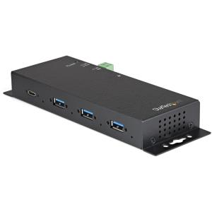 STARTECH.COM USB C Hub 10gbps 4 Port - Metal Industrial USB 3.2/3.1 Gen 2