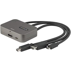 STARTECH.COM Multiport To Hdmi Adapter 3 In1 4k 60hz USB-c Hdmi Mini Dp To Hd