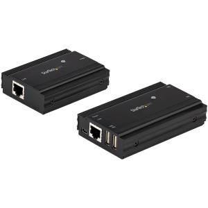 STARTECH.COM USB Extender Hub Adapter Kit - 4-port USB 2.0 Extender Hub Over Single Cat5e/CAT6 Ethernet Cable (rj45) - 330ft (100m)