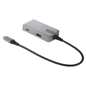 STARTECH.COM USB C Multiport Adapter - USB-c To 4k 60hz Hdmi 2.0 100w Power Delivery Pass-through - 3-port 10gbps