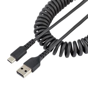 STARTECH.COM USB A To C Charging Cable Coiled M/m 50cm