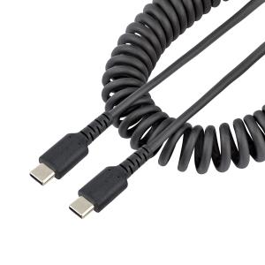 STARTECH.COM USB C Charging Cable Coiled M/m 1m