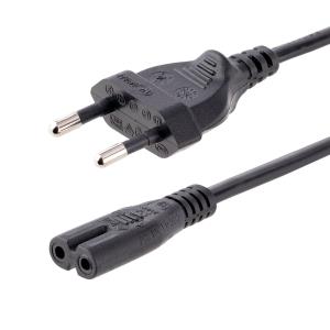 STARTECH.COM Laptop Power Cord - Plug To C7 - 18awg 2m