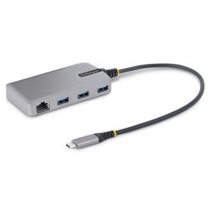 STARTECH.COM USB-c Hub - 3-port With Ethernet Portable USB Hub Adapter W/ Gbe