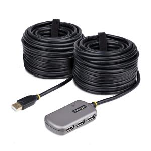 STARTECH.COM USB Extender Hub (24m) - USB 2.0 Extension Cable W/ USB Hub