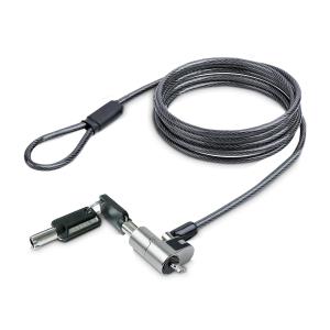 STARTECH.COM Laptop Cable Lock Nano Slot Steel Security Cable Keyed Lock