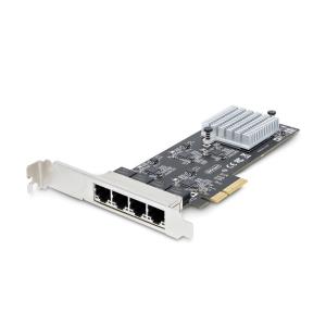STARTECH.COM Network Card - 4-port 2.5g Pci-e Quad Nbase-t Ethernet Card