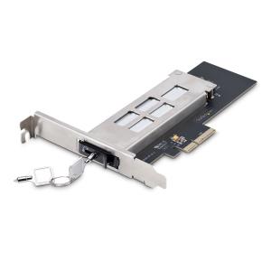 STARTECH.COM M.2 Nvme SSD To Pci-e X4 Slot - Hot Swap Mobile Rack/backplane