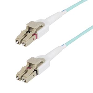 STARTECH.COM Om4 Fiber Optic Cable Lc To Lc Fiber Patch Cable - Blue 5m