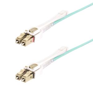 STARTECH.COM Om4 Fiber Optic Cable Lc To Lc Fiber Patch Cable - Blue 3m