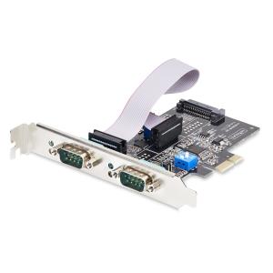 STARTECH.COM Serial Pcie Card - 2-port Dual-port Pci-e To Rs232/rs422/rs485 (db9) Serial Card Low-profi