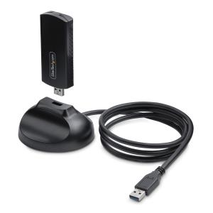 STARTECH.COM USB Adapter/dongle - Wi-Fi 6e For Desktop/laptop Pc, Wireless Nic W/foldable Ante