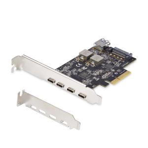 STARTECH.COM Expansion Card - 5-port USB Pci-e Card 10gbps - 4x USB-c/1x USB-a