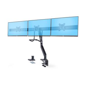STARTECH.COM Crossbar Triple Monitor Desk Mount For Up To Three 27in Screens Vesa 75x75/100x100 Tool-less A