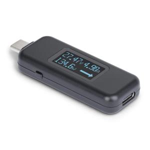 STARTECH.COM USB-c Power Tester, Digital Multimeter, Bi-directional Voltage And Current Meter, Up To 240w Pd Epr, Portable USB-c Cable And Port Power Meter Tester