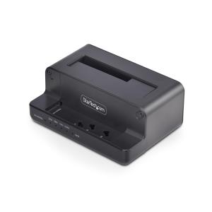 STARTECH.COM SATA Drive Duplicator - M.2 Nvme To 2.5/3.5in Dual Bay Standalone SSD Cloner/drive Dock, Bidirectional Nvme To SATA / SATA To Nvme