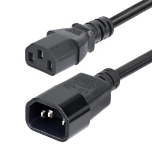 STARTECH.COM Power Extension Cord, C14 To C13 15a 250v, 14awg 4.5m