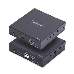 STARTECH.COM Hdmi KVM Extender Over Ip Network 4k 60hz Driverless Hdmi And USB Over Ethernet/CAT6 Avoip Tra