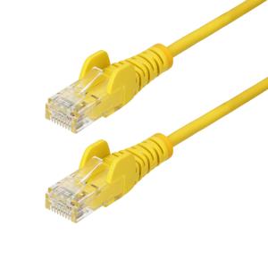 STARTECH.COM Patch Cable - CAT6 - Utp - Snagless - Slim - 3m - Yellow Slim