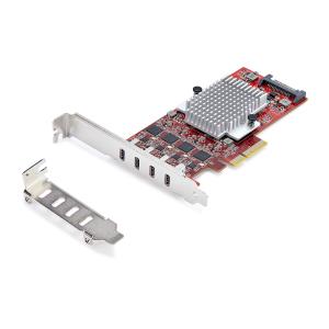STARTECH.COM USB Controllers Pci-e Expansion Card - 4-port USB Type-c Pcie Card, USB 3.2 10gbps USB-c - 4x Independent