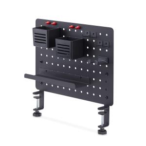 STARTECH.COM Clamp-on Pegboard Organizer - With Accessories Steel Black