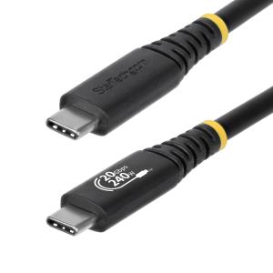 STARTECH.COM USB4 Cable USB-if Certified 4k120/dp1.4/240w/20gbp 2m Black