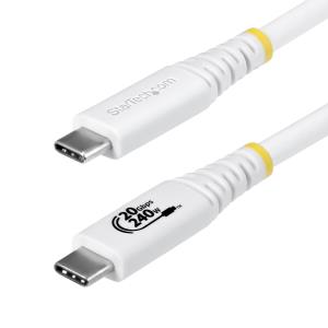 STARTECH.COM USB4 Cable White USB-if Certified 4k120/dp1.4/240w/20gbp 2m