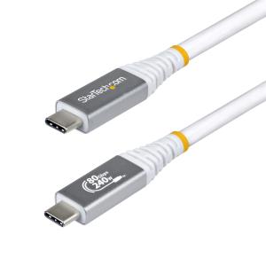 STARTECH.COM USB4 Cable USB-if Certified 8k120/dp2.1/240w/80gbp 50cm White
