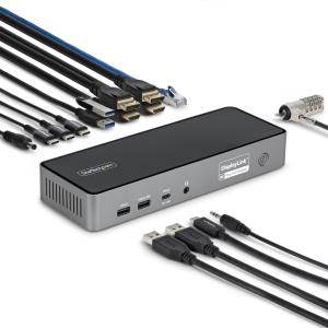 STARTECH.COM Triple-monitor Docking Station 4k 60hz Hdmi/DisplayPort