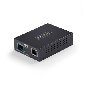 STARTECH.COM Fiber Media Converter 10gbe Sfp+ 10 Gigabit Ethernet Rj-45 To 10gbase-x Sfp+, Single-mode, Multi-mode, 16k Jumbo Frames, Taa Compliant